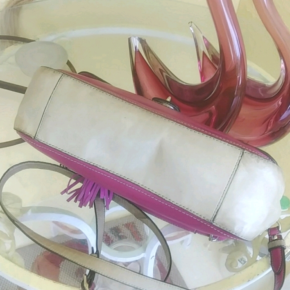 GORGEOUS BERRY COLORBLOCK FULLGRAIN LEATHER  COACH 70TH ANNIVERSARY WILLIS… - Picture 9 of 17